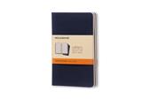 Quaderno Cahier Moleskine pocket a righe blu. Set da 3