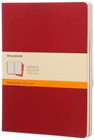 Quaderno Cahier Journal Moleskine XL a righe rosso. Cranberry Red. Set da 3  Moleskine | Libraccio.it