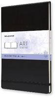 Album per acquerelli Art Watercolor Album Moleskine A4 copertina rigida nero. Black  Moleskine 2018 | Libraccio.it