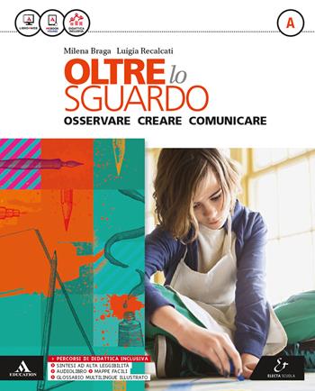 Oltre lo sguardo. Vol. A-B-Album Leggere l'opera d'arte. Per la Scuola media. - Milena Braga, Luigia Recalcati - Libro Electa Scuola 2016 | Libraccio.it
