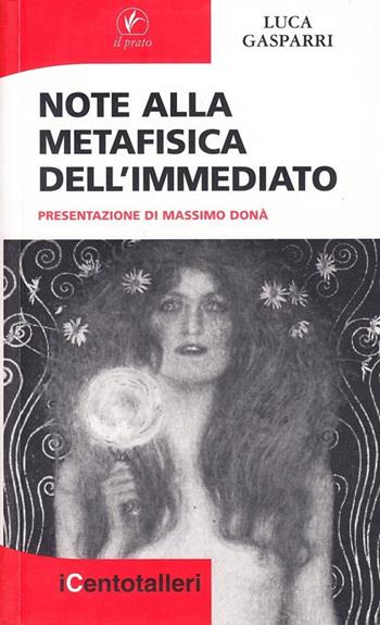 Note alla metafisica dell'immediato - Luca Gasparri - Libro Il Prato 2008, I centotalleri | Libraccio.it