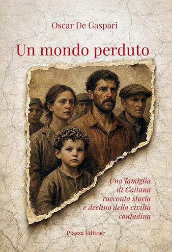 Un mondo perduto. Una famiglia di Caltana racconta storia e declino della civiltà contadina - Oscar De Gaspari - Libro Piazza Editore 2026 | Libraccio.it