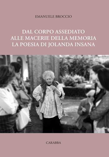 Dal corpo assediato alle macerie della memoria. La poesia di Jolanda Insana - Emanuele Broccio - Libro Carabba 2018, Universale Carabba | Libraccio.it