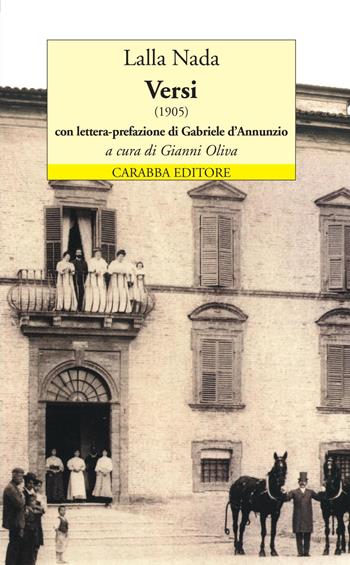 Versi (1905) - Lalla Nada - Libro Carabba 2019, Le monete d'oro | Libraccio.it