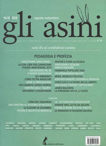 Gli asini. Rivista di educazione e intervento sociale (2018). Vol. 54-55  - Libro Edizioni dell'Asino 2018 | Libraccio.it