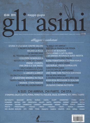 Gli asini. Rivista di educazione e intervento sociale (2019). Vol. 63-64: Affliggere i confortati  - Libro Edizioni dell'Asino 2019 | Libraccio.it