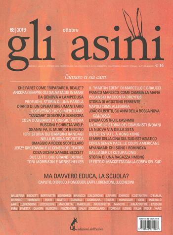 Gli asini. Rivista di educazione e intervento sociale (2019). Vol. 68: Ottobre  - Libro Edizioni dell'Asino 2019 | Libraccio.it