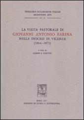 La visita pastorale di Giovanni Antonio Farina nella diocesi di Vicenza (1864-1871)