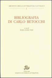 Bibliografia di Carlo Betocchi