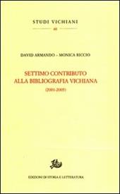 Settimo contributo alla bibliografia vichiana (2001-2005)