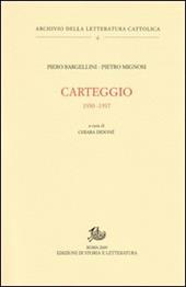 Carteggio. 1930-1937