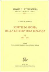 Scritti di storia della letteratura italiana. Vol. 2: 1963-1971.