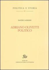 Adriano Olivetti politico