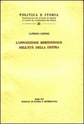 L'opposizione meridionale nell'età della Destra