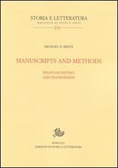 Manuscripts and methods. Essays on editing and trasmission
