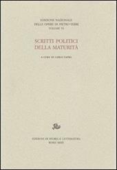 Scritti politici della maturità