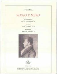 Il rosso e il nero - Stendhal - Libro Edizioni di Storia e Letteratura 2012, Carte palazzeschi | Libraccio.it