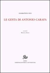 Opere di Giambattista Vico. Vol. 2/2: Le gesta di Antonio Carafa