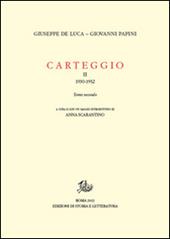 Carteggio (1930-1932). Vol. 2/2