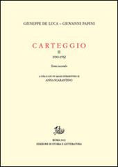 Carteggio (1930-1932). Vol. 2/2