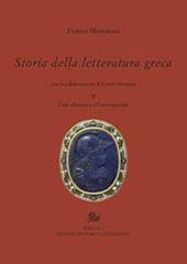 Storia della letteratura greca. Vol. 2: L' età ellenistica e imperiale