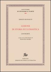 Lezioni di storia ecclesiastica. L'antichità