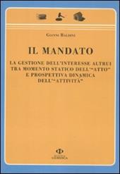 Il mandato. La gestione dell'interesse altrui tra momento statico dell'«atto» e prospettiva dinamica dell'«attività»