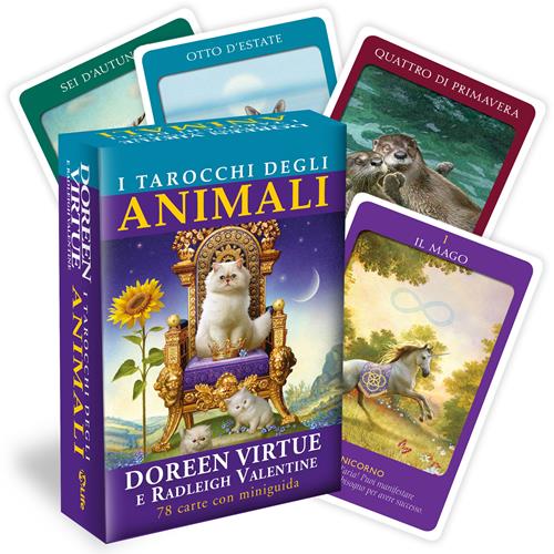 Tarot Deck With Animal Art - Vintage Images - 78 Cards Major