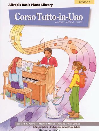 Alfred'S Basic. Corso Tutto in Uno vol. 4. Pianoforte  - Libro Volontè 2020 | Libraccio.it