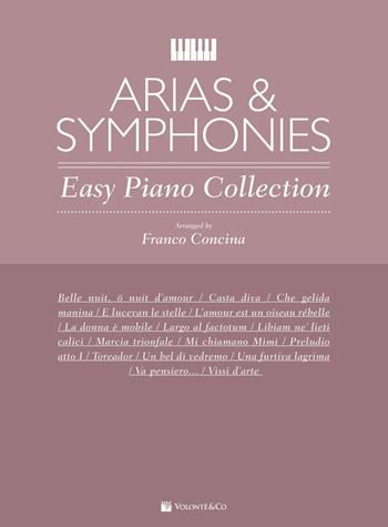 Primi Tasti. Arias & Symphonies. Concina. Spartiti Facili per Pirincipianti  - Libro Volontè 2020 | Libraccio.it