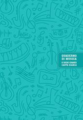 Quaderno di musica (8 righi grandi, carta bianca)