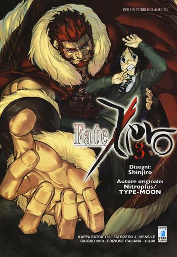 Fate/Zero. Vol. 3 - Shinjiro, 5pb.xNitroplus, Type-Moon - Libro Star Comics 2016, Kappa extra | Libraccio.it