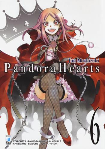Pandora hearts. Vol. 6 - Jun Mochizuki - Libro Star Comics 2014, Stardust | Libraccio.it