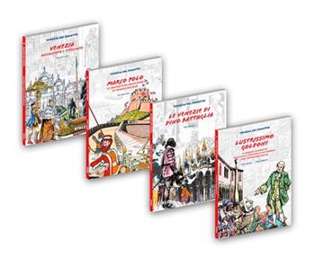 Venezia nel fumetto: Lustrissimo Goldoni-Le Venezie di Dino Battaglia-Marco Polo-Venezia raccontata e disegnata  - Libro Biblos 2014 | Libraccio.it