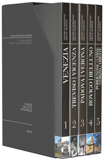 Viaggio tra città e provincia. Venezia-Treviso, Vicenza-Padova, Verona-Rovigo, Belluno-Pordenone, Udine, Gorizia, Trieste  - Libro Biblos 2017, Tesori e paesaggi delle Venezie | Libraccio.it