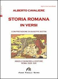 Storia romana in versi - Alberto Cavaliere - Libro FPE-Franco Pancallo Editore 2007, Fabula | Libraccio.it