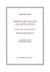 Epistolari italiani del Settecento. Repertorio bibliografico. Vol. 2