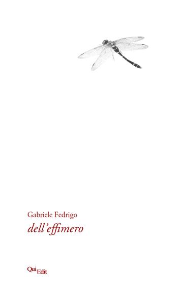 Dell'effimero - Gabriele Fedrigo - Libro QuiEdit 2019 | Libraccio.it