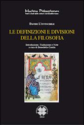 Le definizioni e divisioni della filosofia. Ediz. italiana e armena
