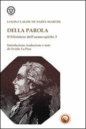 Il mistero dell'uomo-spirito. Vol. 3: Della parola