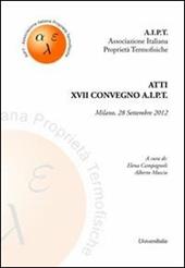 Atti del 18° Convegno A.I.P.T. (Milano, 28 settembre 2012)