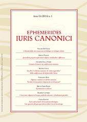 Ephemerides Iuris canonici (2014). Vol. 1