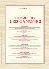 Ephemerides Iuris canonici (2020). Vol. 1