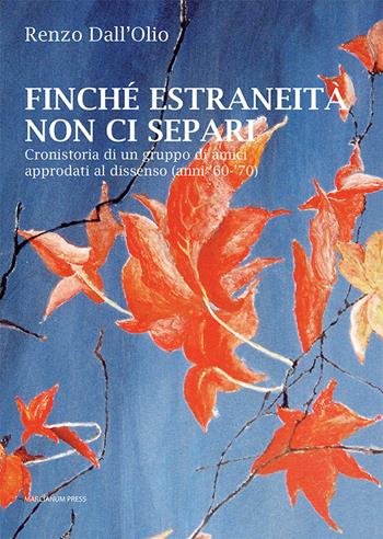 Finché estraneità non ci separi. Cronistoria di un gruppo di amici approdati al dissenso (anni '60-'70) - Renzo Dall'Olio - Libro Marcianum Press 2021, Romanzi | Libraccio.it