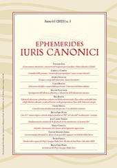 Ephemerides Iuris canonici (2021). Vol. 1