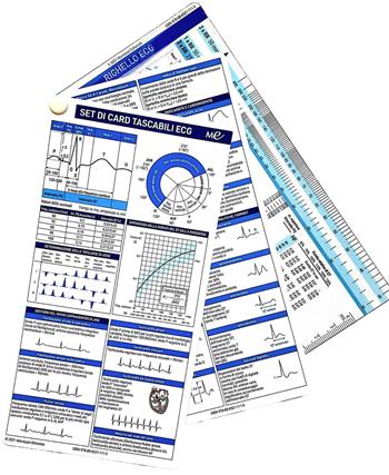 Set di card tascabili ECG. Con righello ECG  - Libro Monduzzi 2021 | Libraccio.it