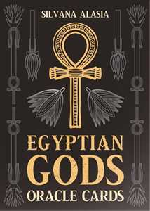 Image of Egyptian gods. Oracle cards