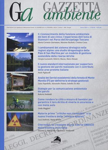 Gazzetta ambiente. Rivista sull'ambiente e il territorio (2018). Vol. 2  - Libro Alpes Italia 2019 | Libraccio.it