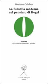 La filosofia moderna nel pensiero di Hegel