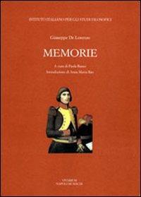 Memorie - Giuseppe De Lorenzo - Libro La Scuola di Pitagora 2013, Collezione Vivarium | Libraccio.it